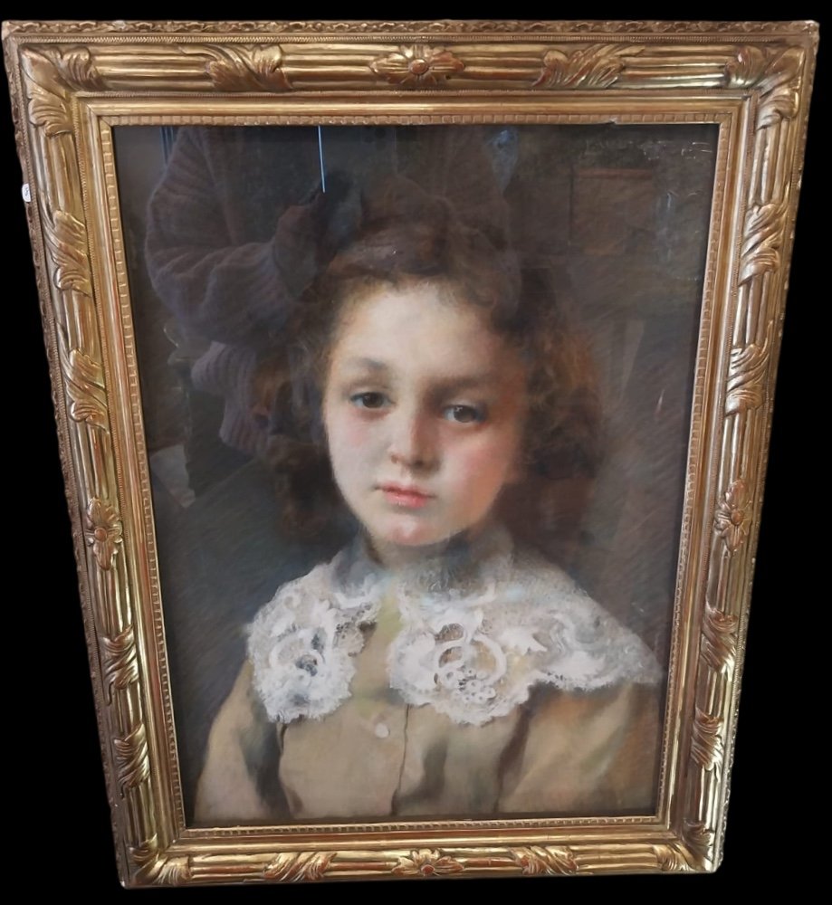 Paul Alexandre Alfred Leroy (1860-1942), ,pastel On Nineteenth Paper.