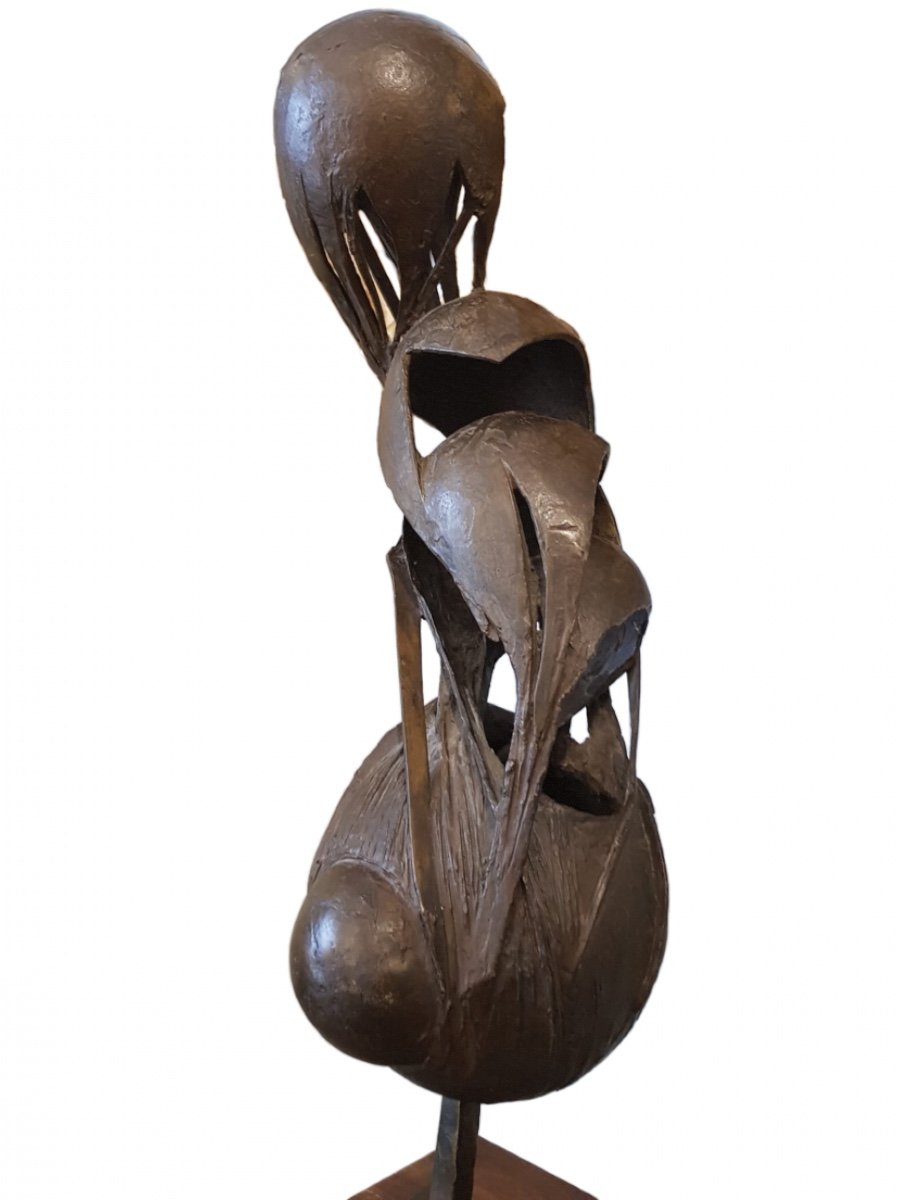 Toni Fabris (1915-1989), Bronze Abstrait, XXe-photo-3