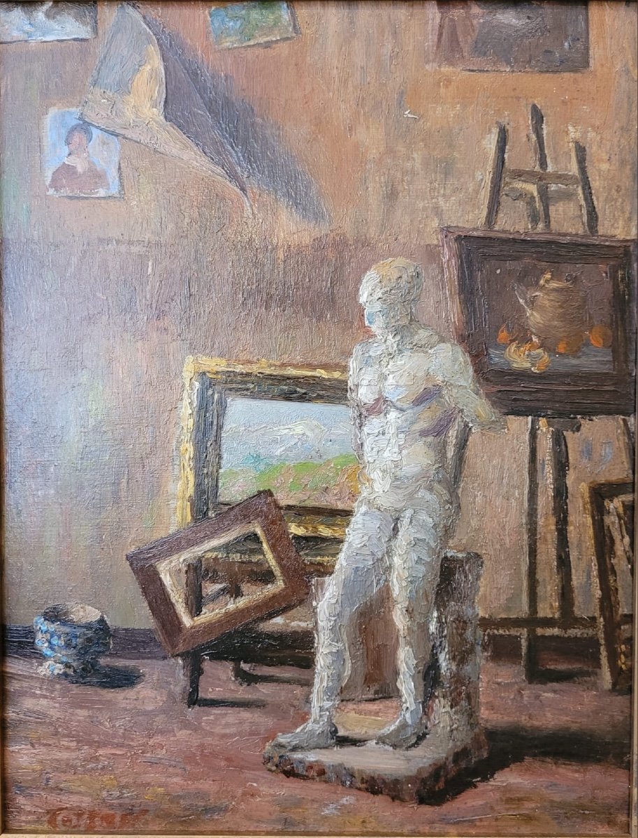 Marcel Cosson (1878-1956), The Painter's Studio