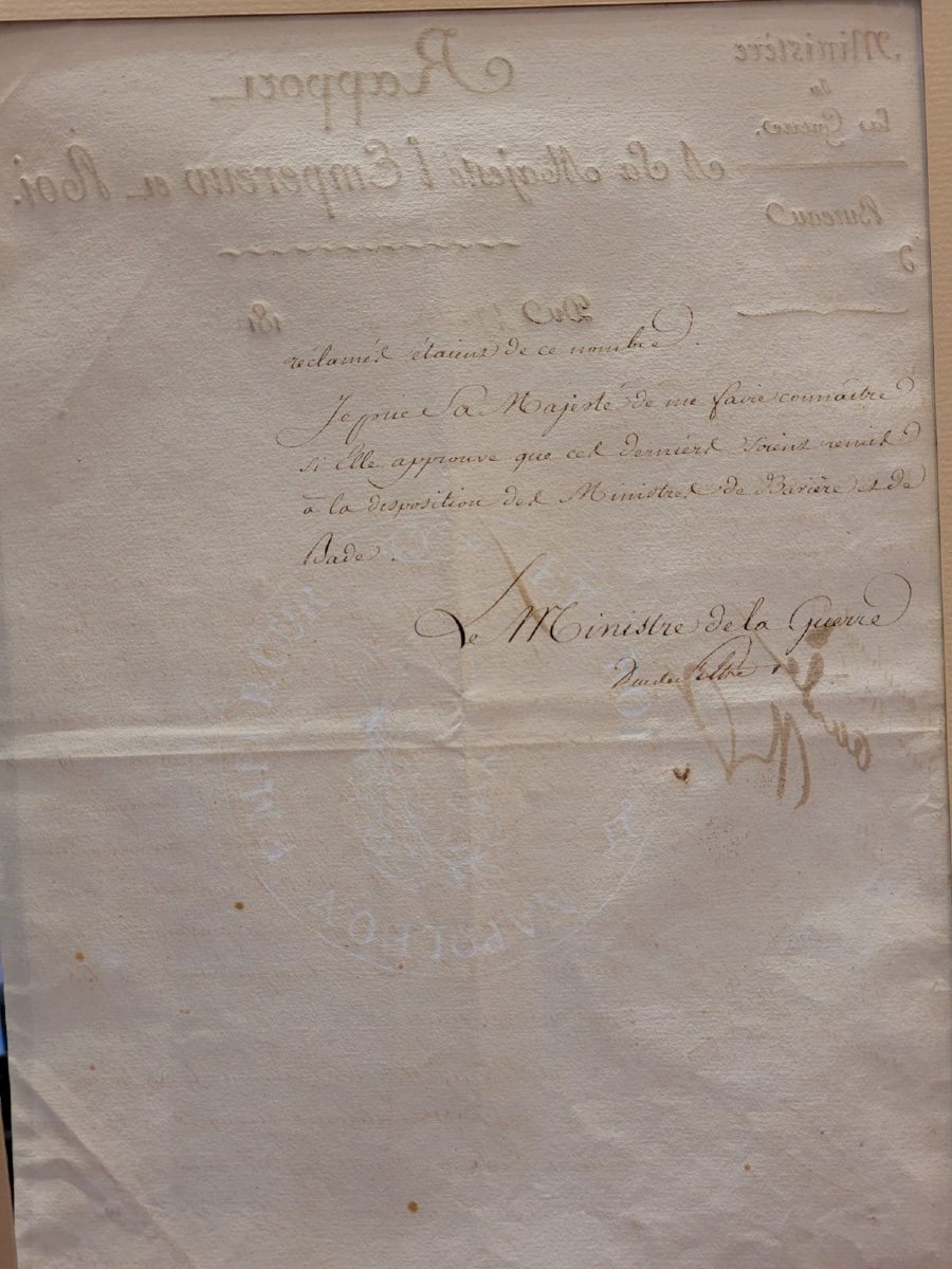 Napoléon 1er Et Le Duc De Feltre, Apostille Sur Un Rapport Du 27 Mai 1812.-photo-6