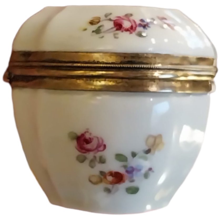 Meissen Porcelain Box, 19th Century.-photo-8
