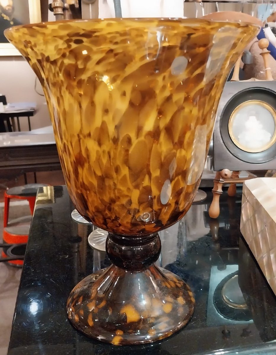 Vase En Verre Soufflé De Murano, XXe-photo-4