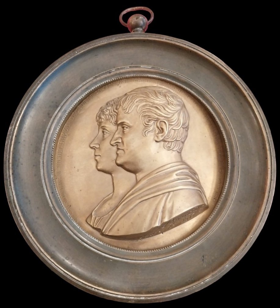 Brachard, Bronze Medallion, 19th Century-photo-3