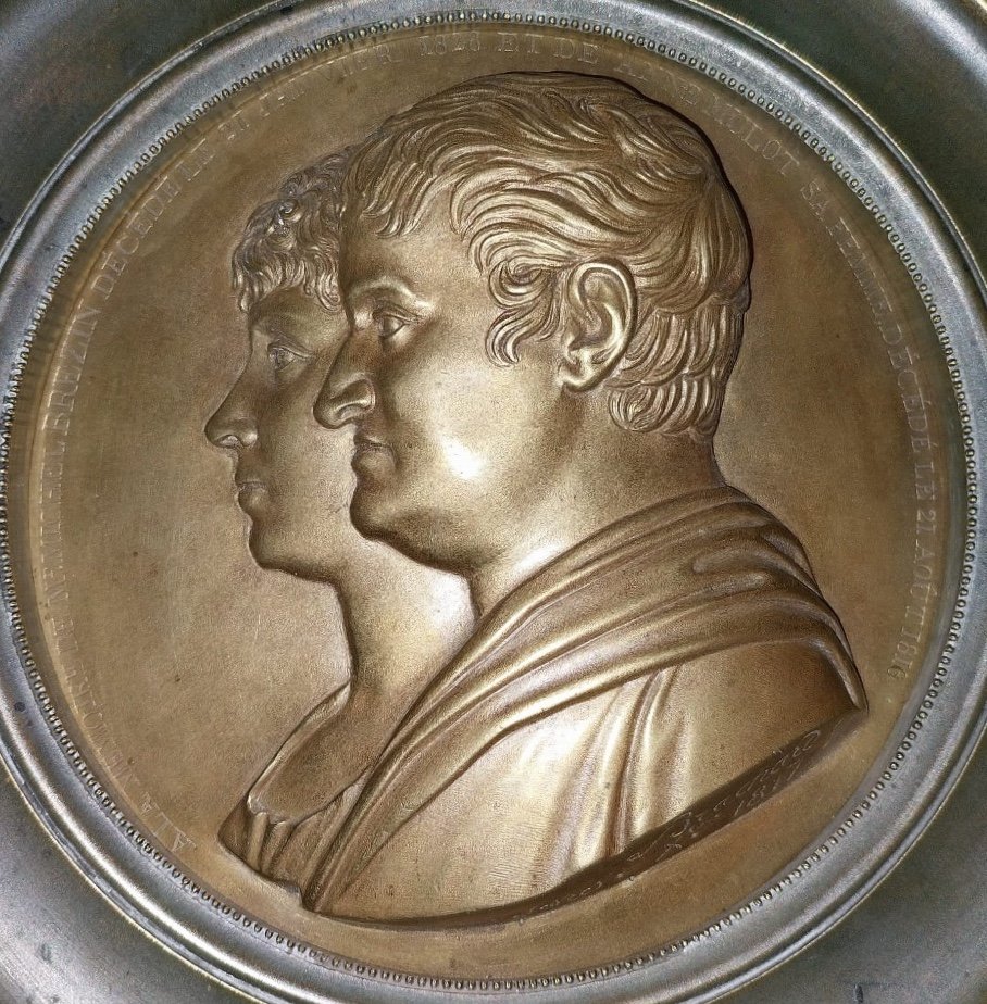 Brachard, Bronze Medallion, 19th Century