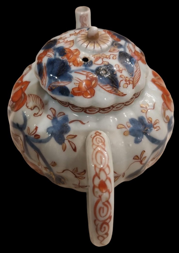 Imari Porcelain Teapot, 18th Century-photo-3