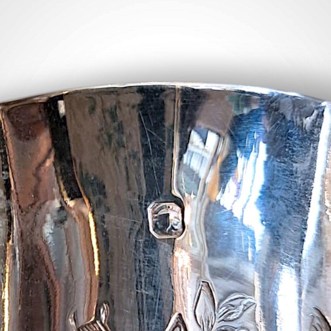 Timpani In Sterling Silver, Early 20th Century-photo-4