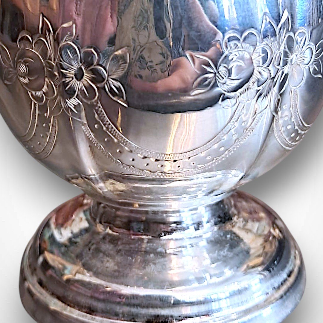 Timpani In Sterling Silver, Early 20th Century-photo-3