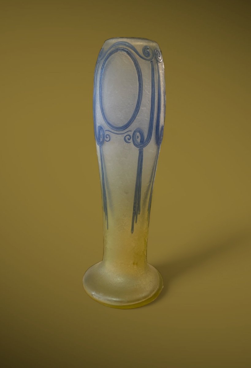 Art Nouveau Vase Signed Legras-photo-3