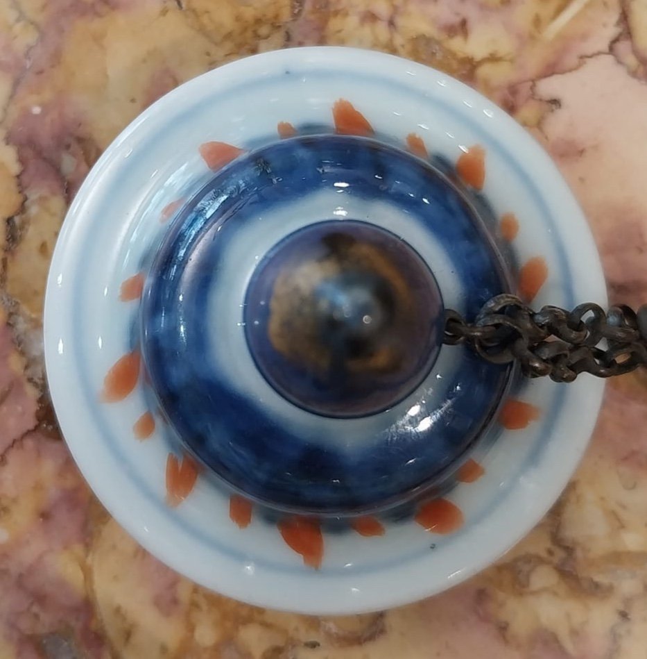 Théière Miniature, Porcelaine De Chine Imari, Compagnie Des Indes,  XVIIIe Siècle-photo-6