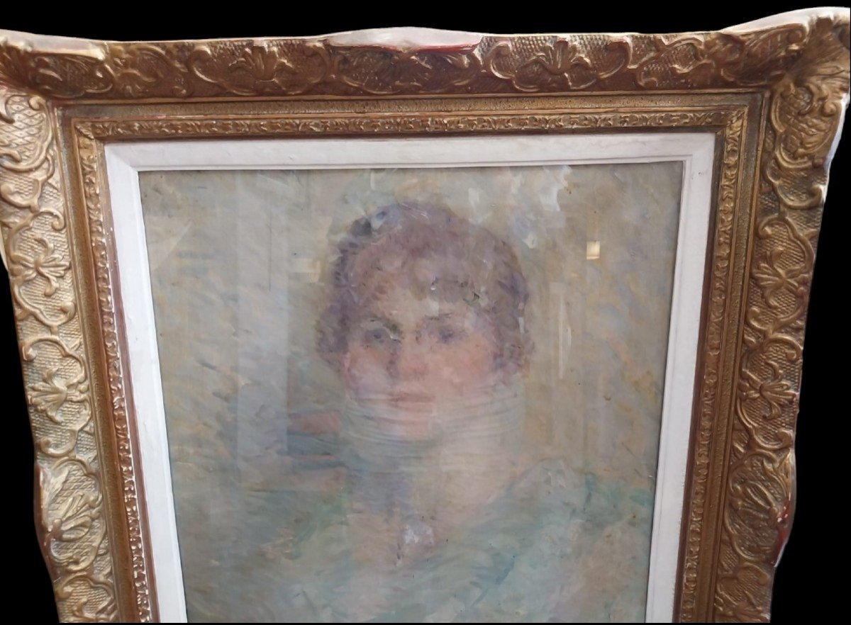 Paul-jean Martel (1879-1944), Oil On Canvas, Portrait Of A Woman, 20th.-photo-3