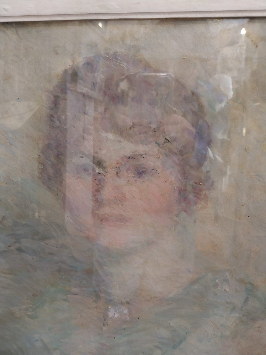Paul-jean Martel (1879-1944), Oil On Canvas, Portrait Of A Woman, 20th.-photo-3