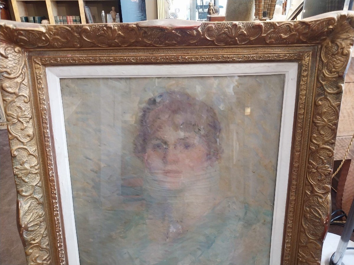 Paul-jean Martel (1879-1944), Oil On Canvas, Portrait Of A Woman, 20th.-photo-5