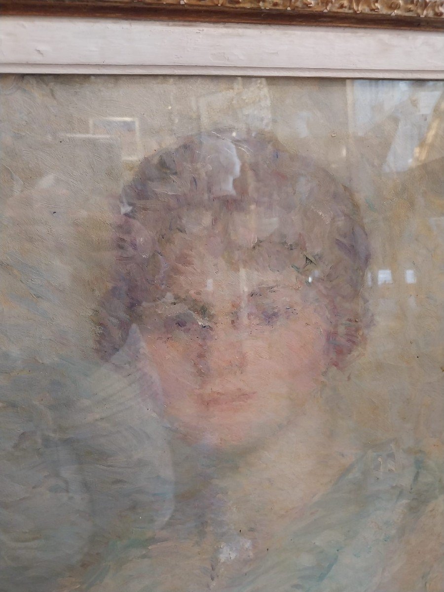 Paul-jean Martel (1879-1944), Oil On Canvas, Portrait Of A Woman, 20th.-photo-6