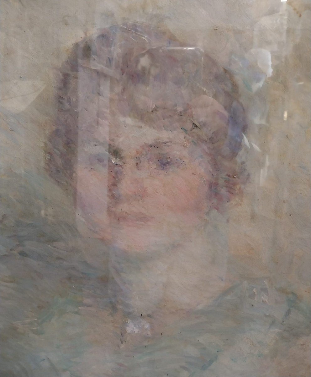 Paul-jean Martel (1879-1944), Oil On Canvas, Portrait Of A Woman, 20th.