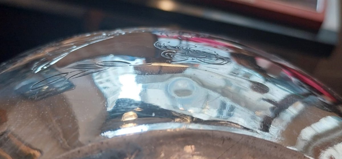 Vase Japonais En Argent Massif, XXe-photo-1