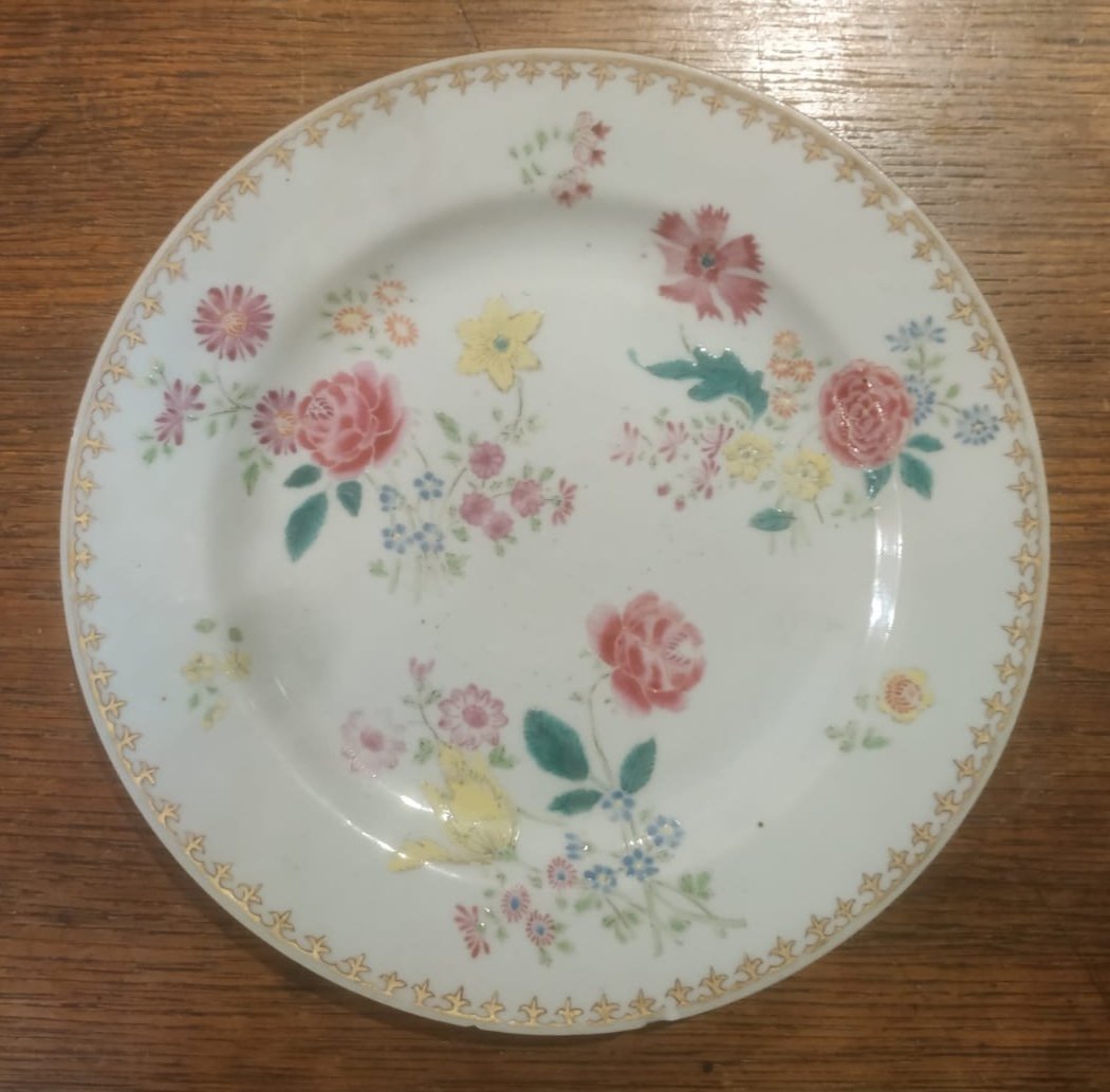  Porcelain Plate, China, 18th Century 
