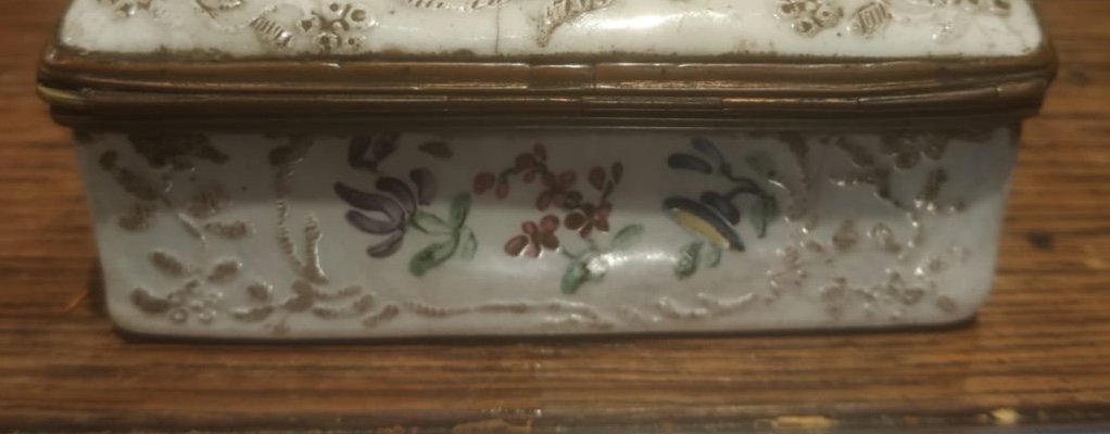Enamel Box On Copper, Late 18th/early 19th Century-photo-1