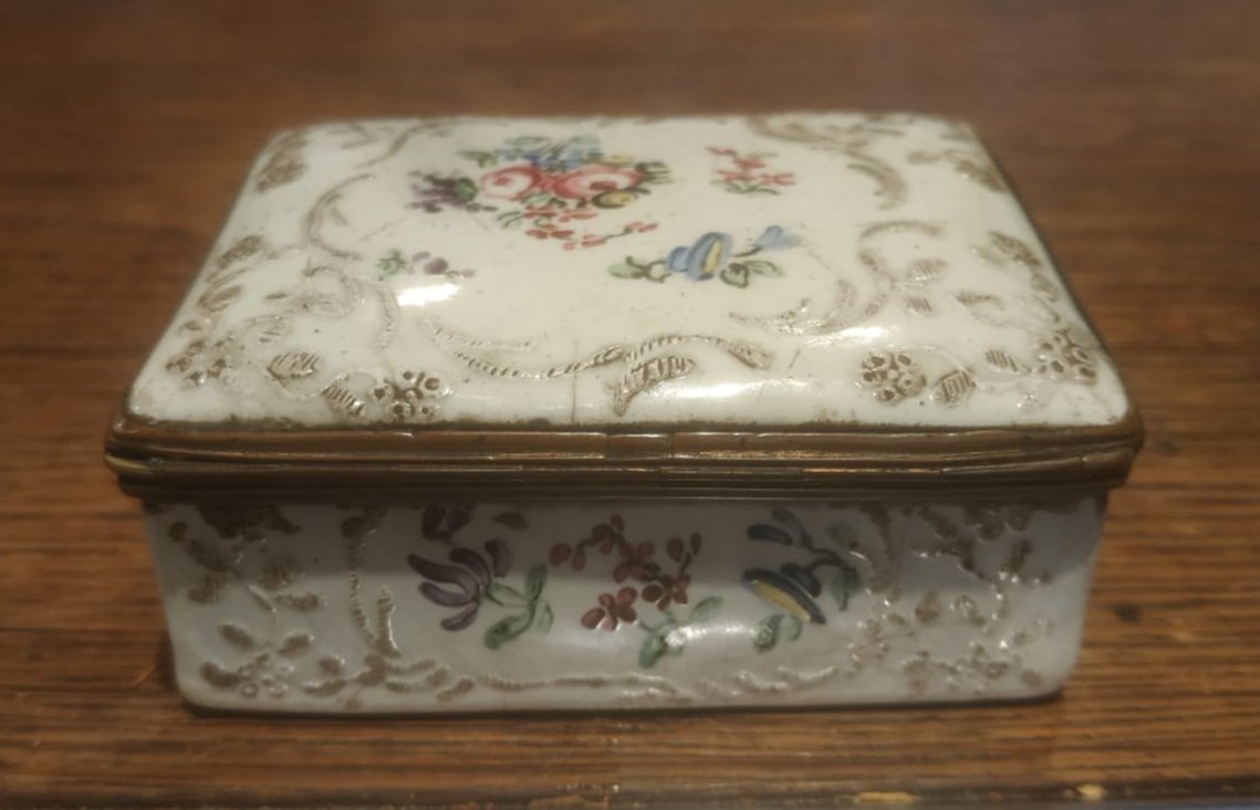 Enamel Box On Copper, Late 18th/early 19th Century
