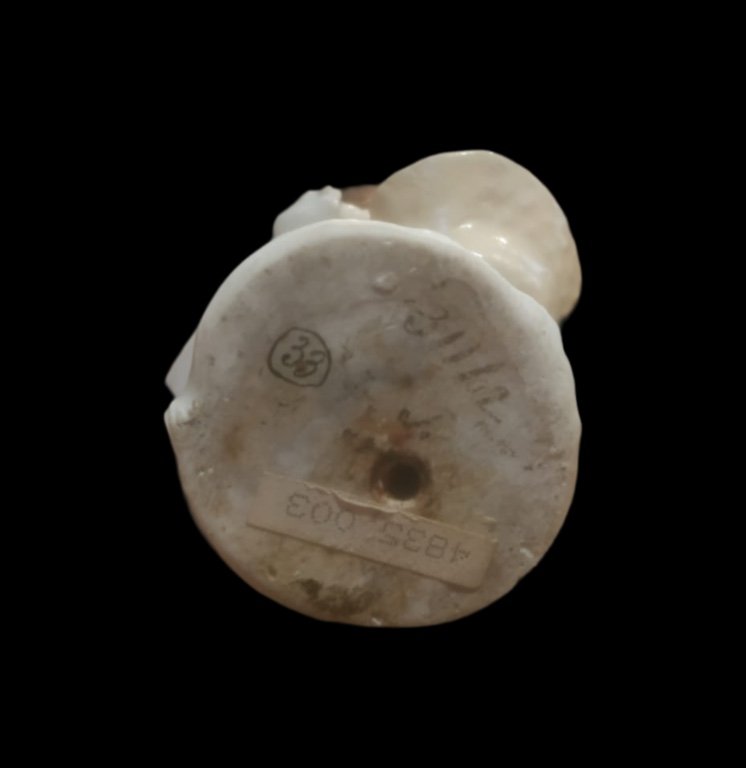 Figurine En Porcelaine Polychromé, D’époque XIXème. -photo-5