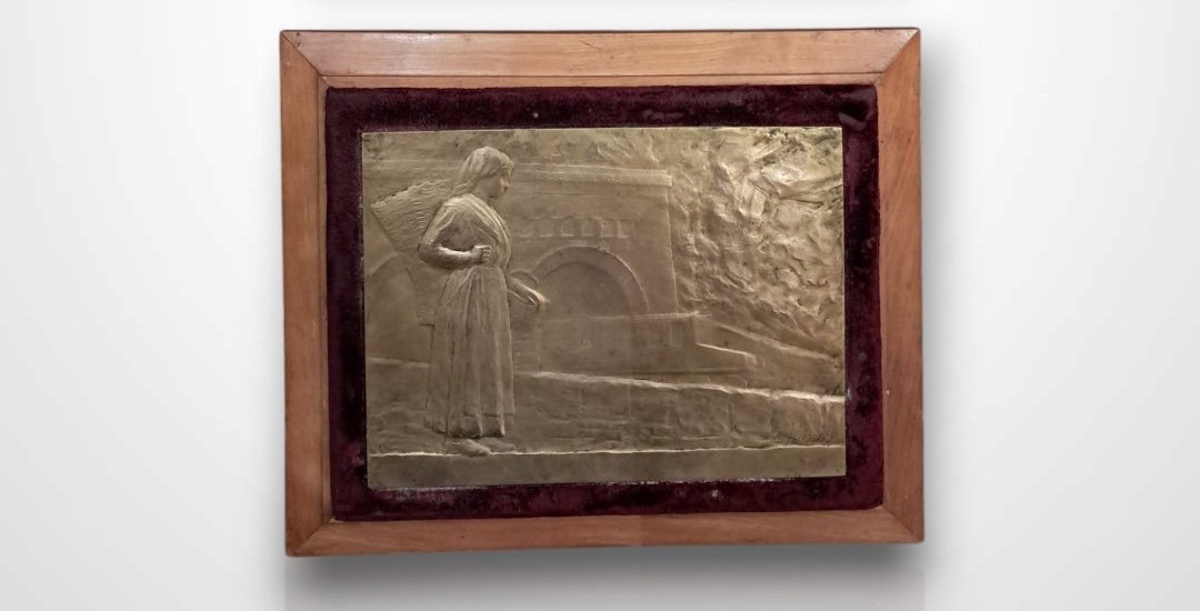 Ovide Yencesse, Bronze Plaque, Milan International Exhibition, 1906