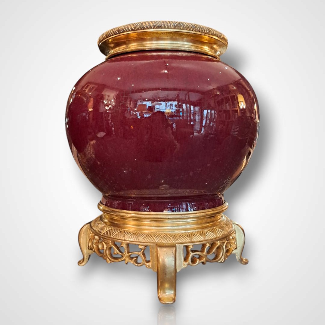 Edouard Enot, Paire de vases en céramique avec monture en bronze, seconde moitié du XIXe-photo-3