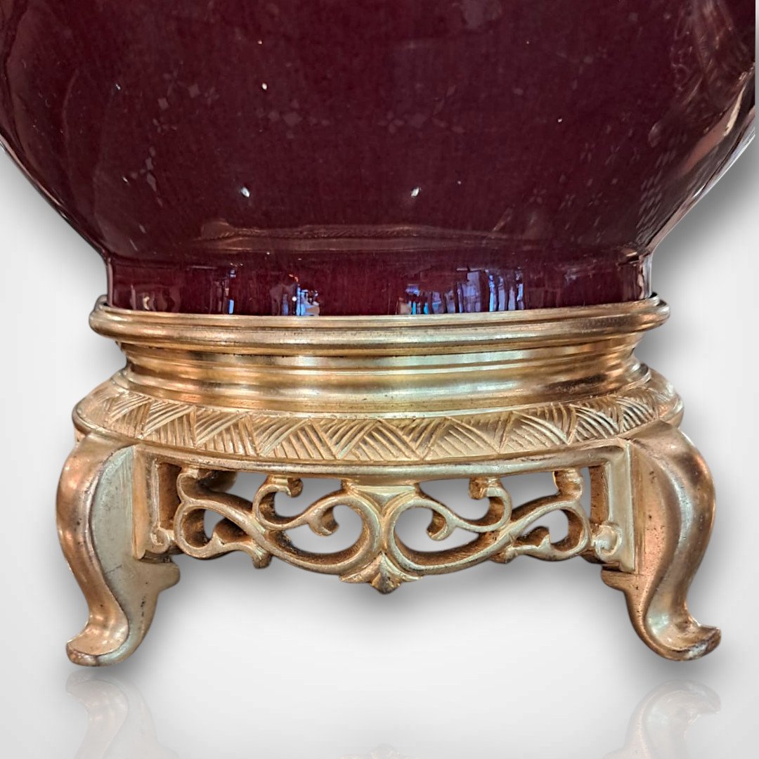 Edouard Enot, Paire de vases en céramique avec monture en bronze, seconde moitié du XIXe-photo-3