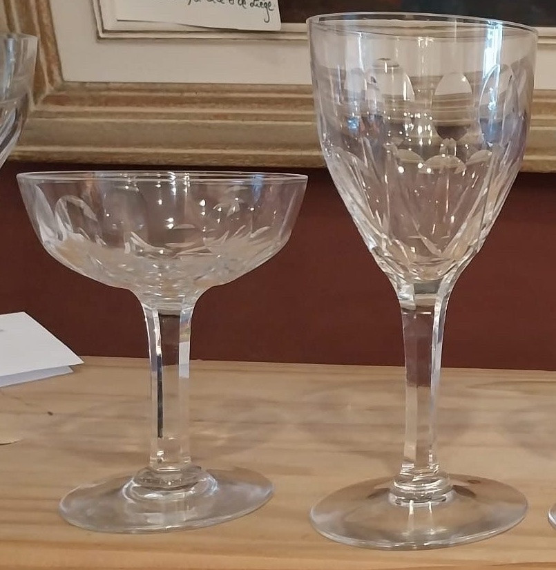 Saint Louis, service en  cristal modèle Vic, XXe-photo-3