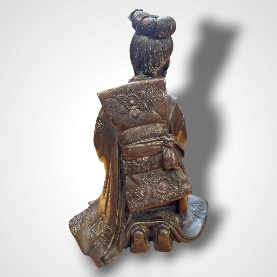 Okimono, Bronze, Late 19th Early 20th-photo-2
