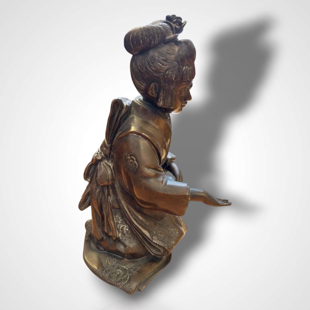 Okimono, Bronze, Late 19th Early 20th-photo-4
