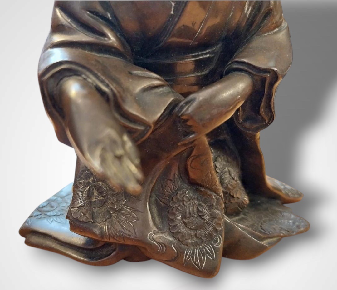 Okimono, Bronze, Late 19th Early 20th-photo-1