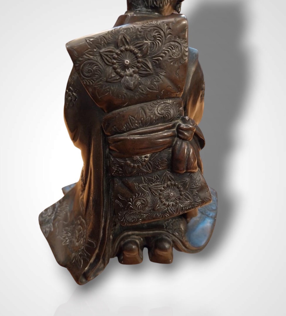 Okimono, Bronze, Late 19th Early 20th-photo-2