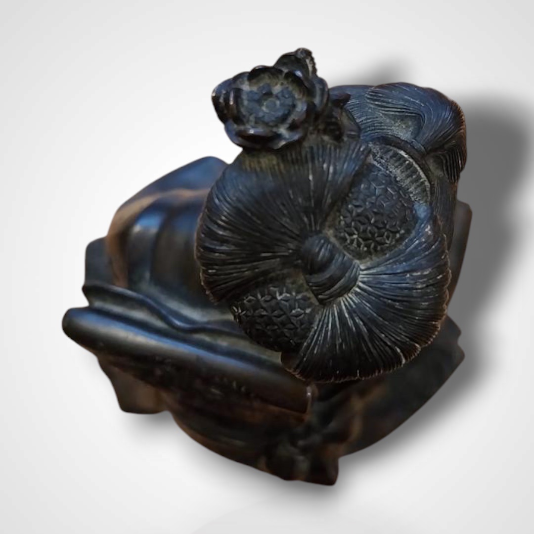 Okimono, Bronze, Late 19th Early 20th-photo-4