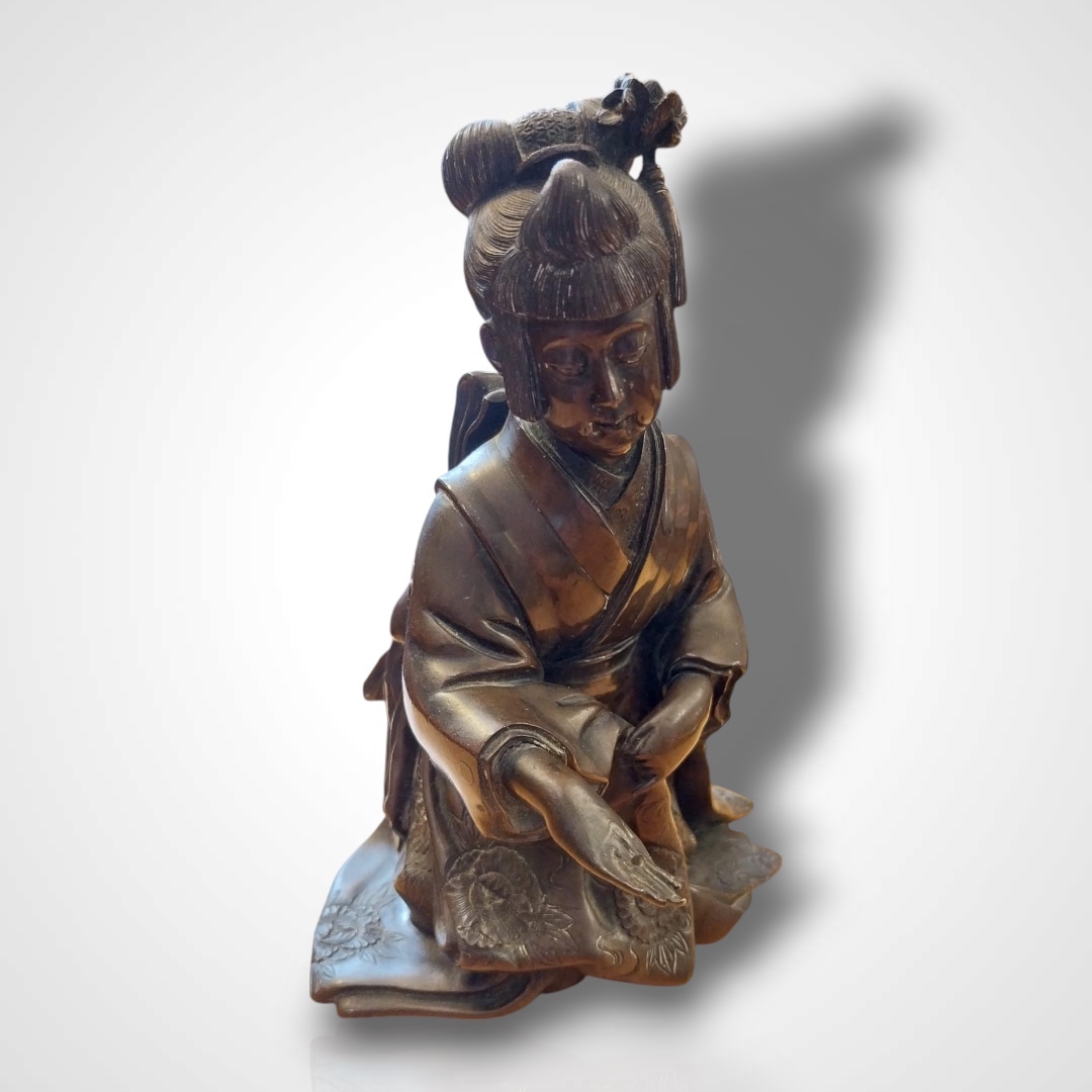 Okimono, Bronze, Late 19th Early 20th