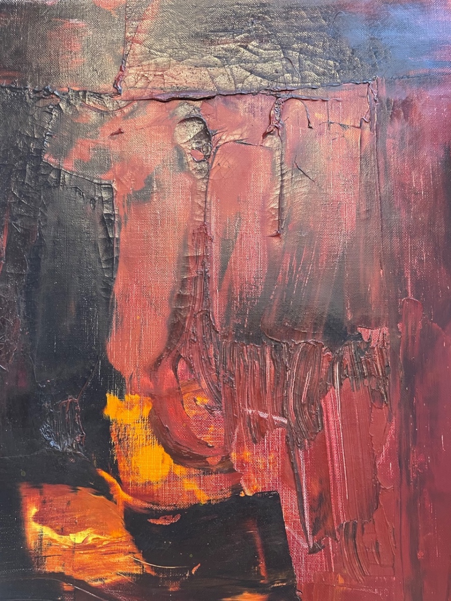 Huile Sur Toile, Jens Birkemose, XXème -photo-2