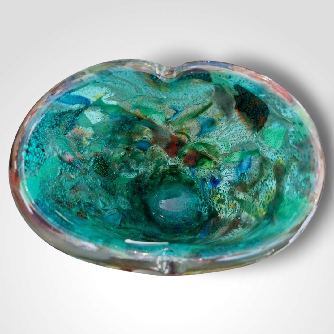 Murano, Tutti Frutti Glass Paste Vase, 20th Century-photo-3