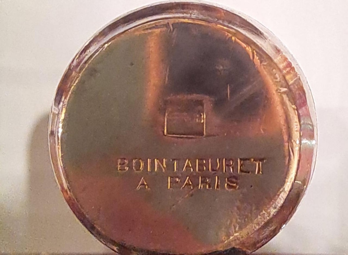 Boin-taburet, Silver Tripod Vase, 19th Century-photo-2