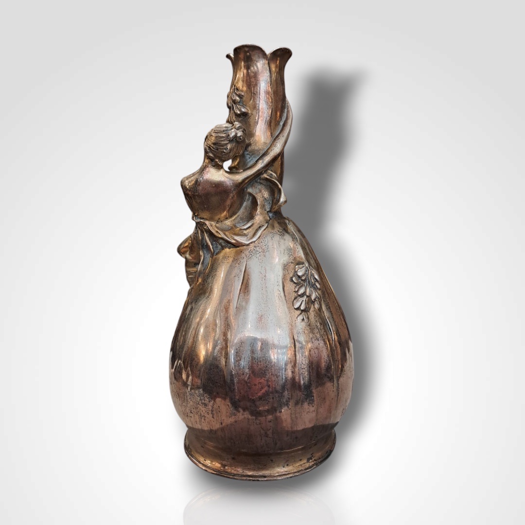 Eugène Lelièvre, vase en bronze orné d’une figure féminine, fin XIXe-début XXe-photo-3