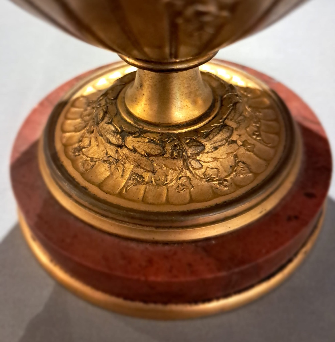 Ferdinand Barbedienne, paire de vases en bronze doré, XIXe-photo-4