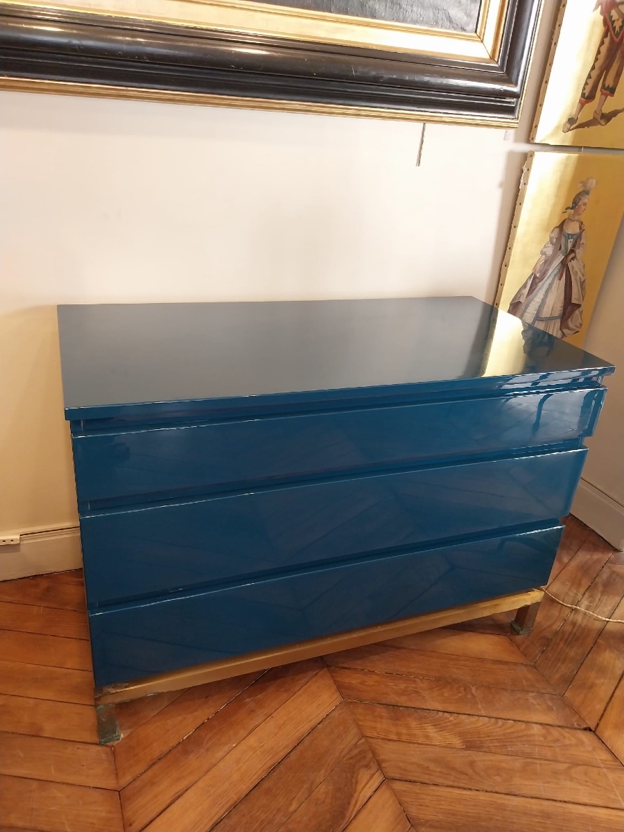 Maison Jansen, commode laquée, XXe-photo-3