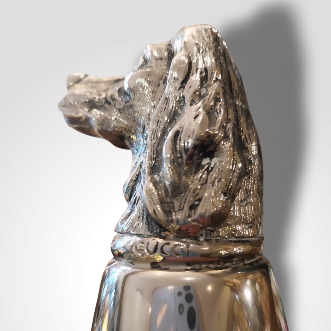 Gucci, timbale - gobelet  en métal argenté, XXe-photo-1