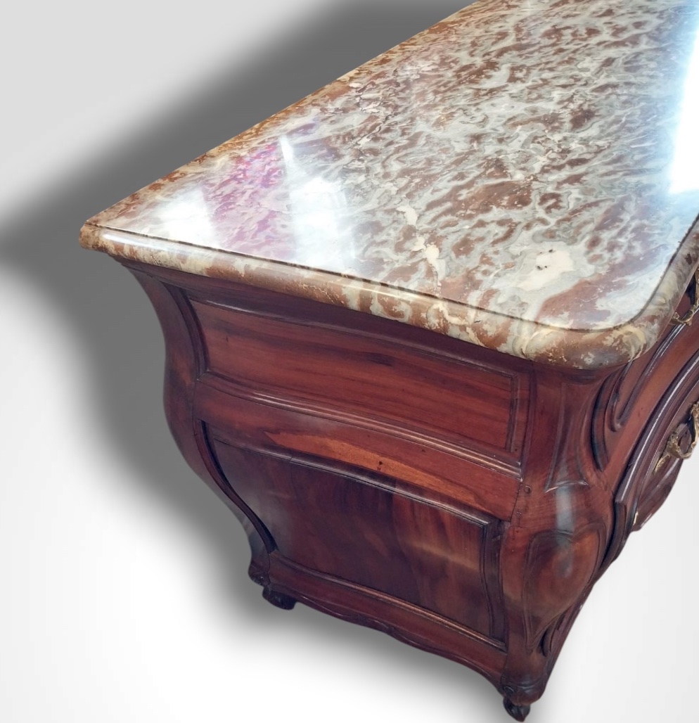 Commode de port bordelaise d’époque Louis XV, XVIIIe-photo-6