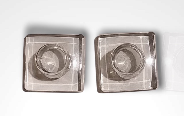 Baccarat - Georges Chevalier, ensemble de verres et une paire de carafes, modèle Yacht, 1930-photo-4