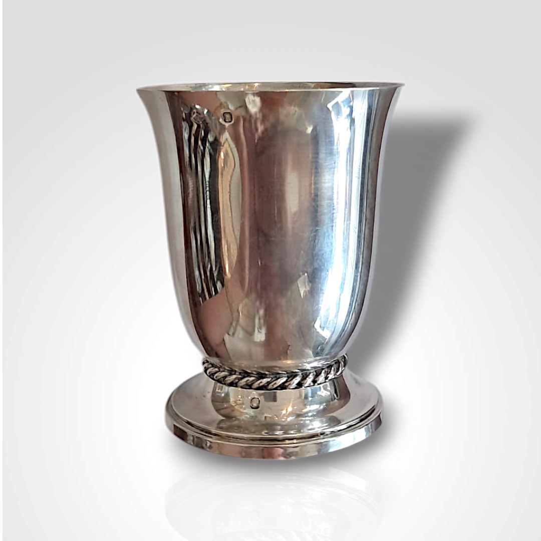 Mellerio, Solid Silver Cup, 19th Century