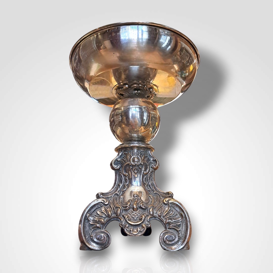 Christian Dior, Silver-plated Metal Cup, 20th Century-photo-4