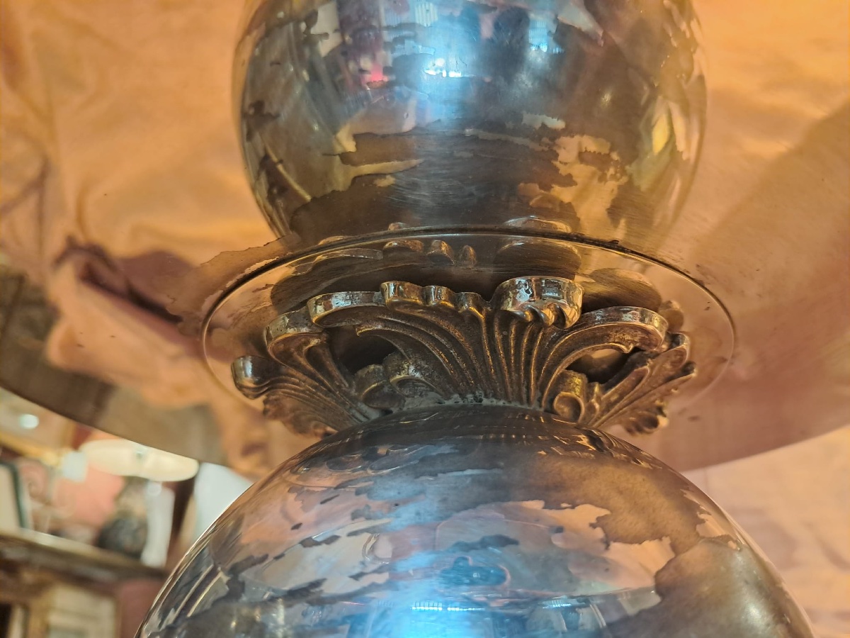Christian Dior, Silver-plated Metal Cup, 20th Century-photo-2