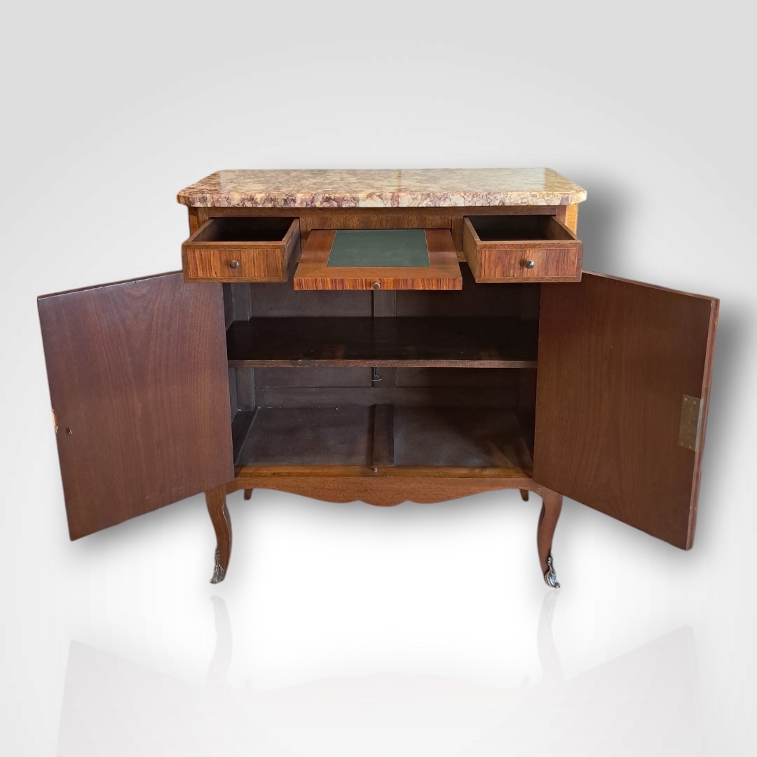 Buffet en bois de rose et marqueterie XIXe-photo-2