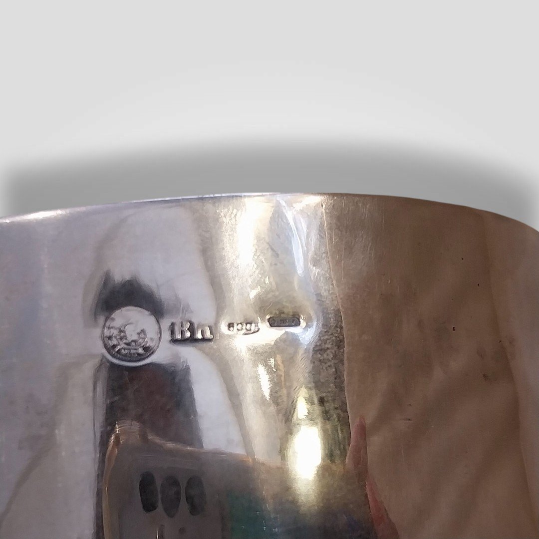 Solid Silver Ice Bucket - Planter, 1900s-photo-1