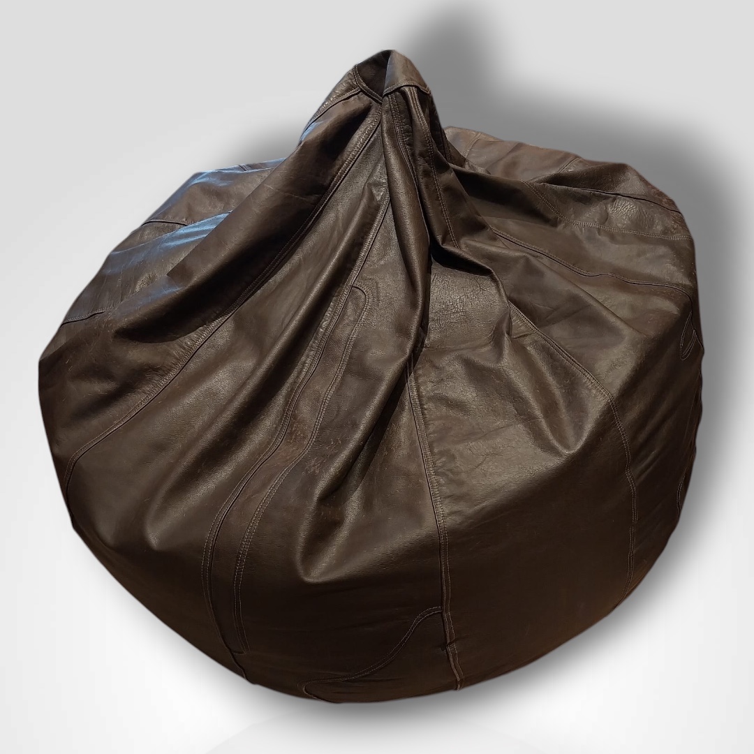 20th Century Stitched Leather Bean Bag