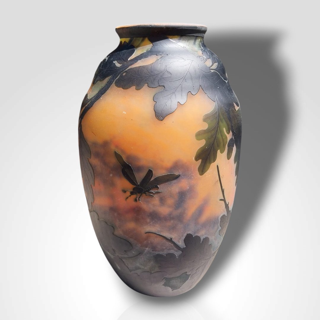 Muller et Frères, vase XXe-photo-5
