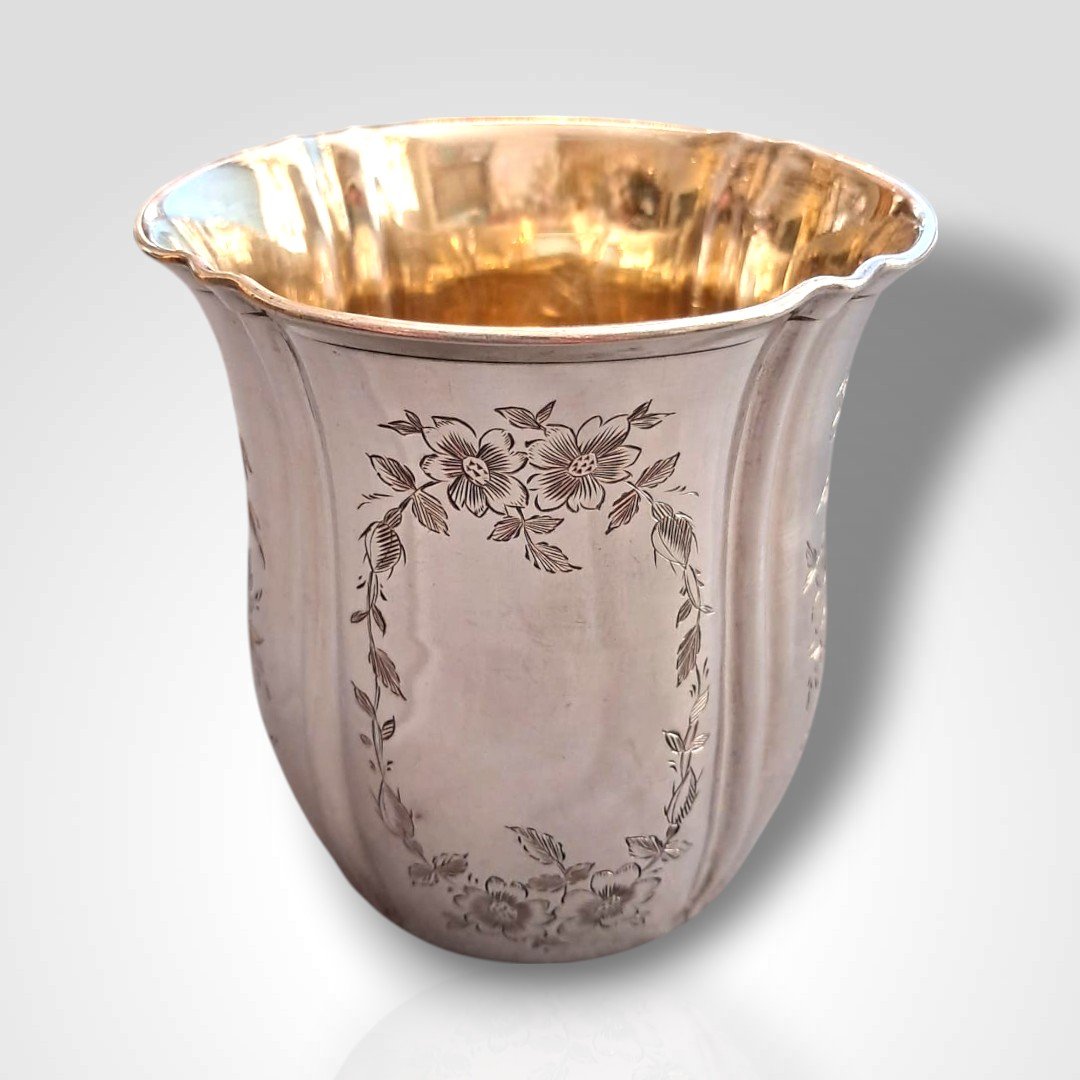Timbale en argent, XIXe-photo-4